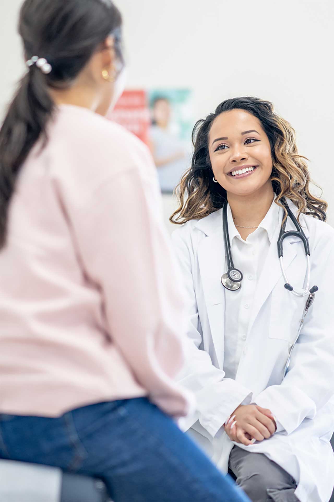 Pap smear test appointment with an OB-GYN